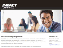 Tablet Screenshot of impact3000.com